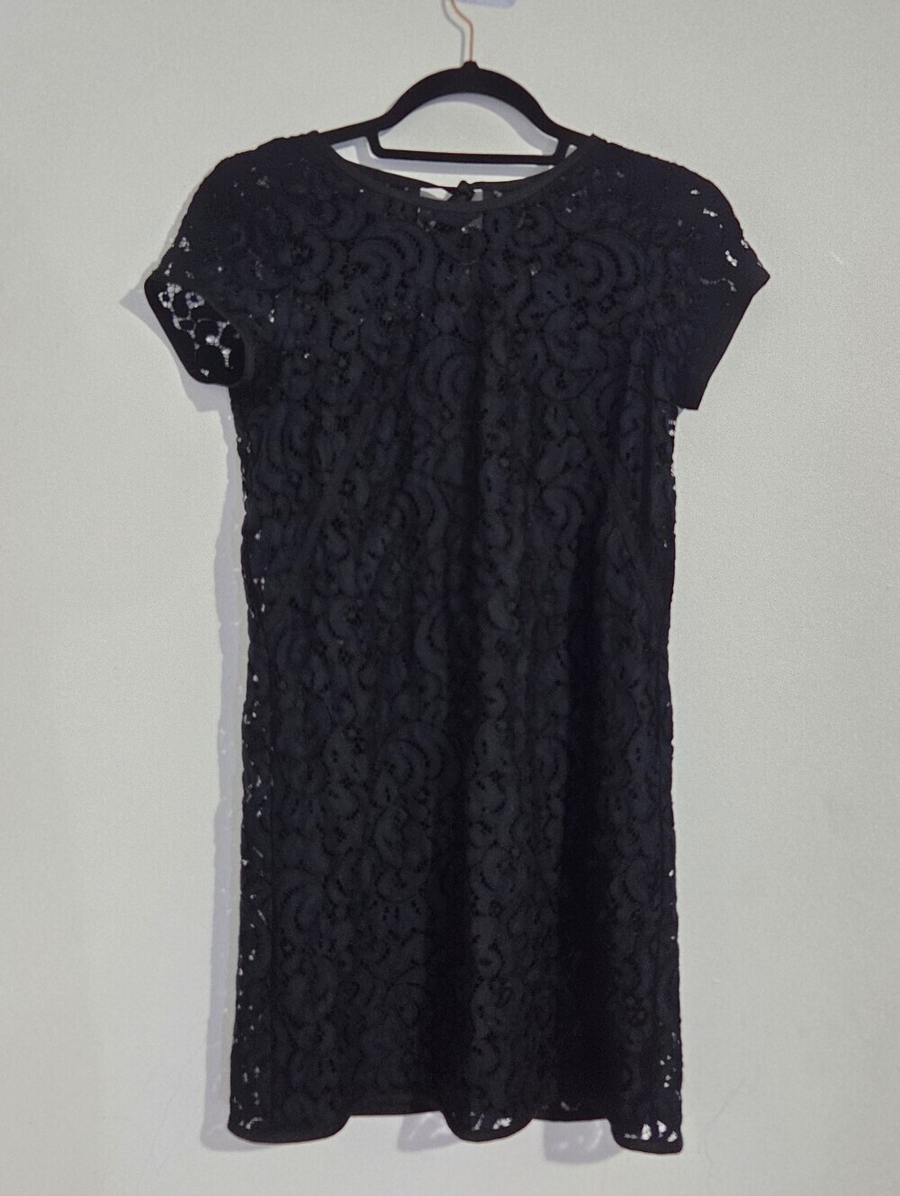 Loft Lace Overlay Sheath Dress